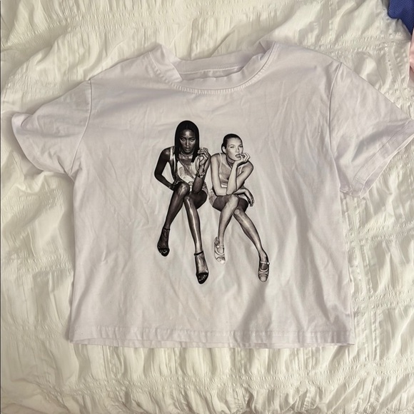Graphic White T-Shirt - Picture 1 of 2